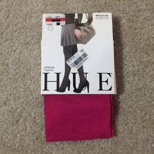 A pair of tights in gray and pink